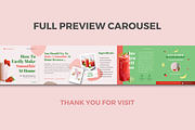 Healthy recipes creator carousel, a Social Media Template by rivatxfz (Thumbnail 3 of 3)