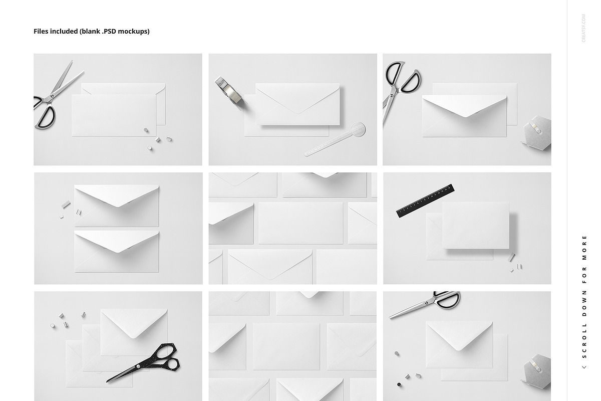 Envelopes & Cards Mockup Bundle, a Stationery Template by creatsy5 (Photo 2 of 18)