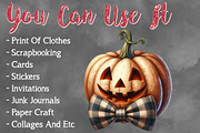 Halloween Spooky Pumpkin Sublimation, a Seasonal Illustration by Craft Nest (Thumbnail 5 of 5)
