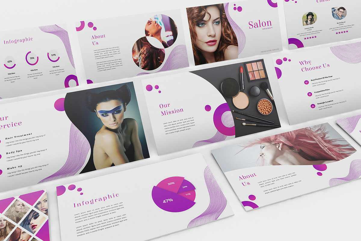 Salon - Hair & Beauty Keynote, a Presentation Template by Incools Stokie (Photo 9 of 10)