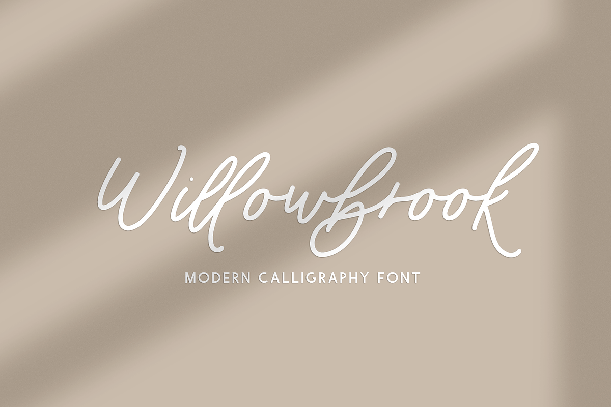 Willowbrook Script, a Handwritten Font by Beck McCormick