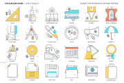 Color line icons, an Outline Icon by Howcolour (Thumbnail 30 of 32)