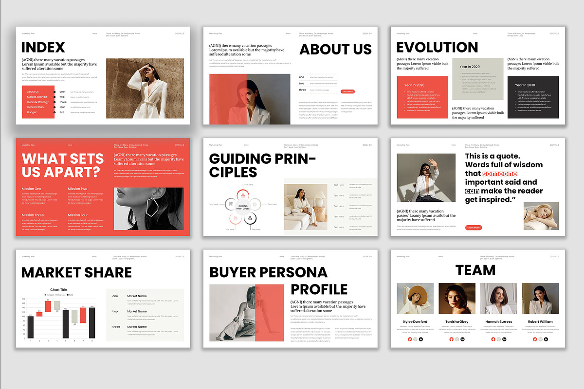 Marketing Plan Presentation Template preview 2