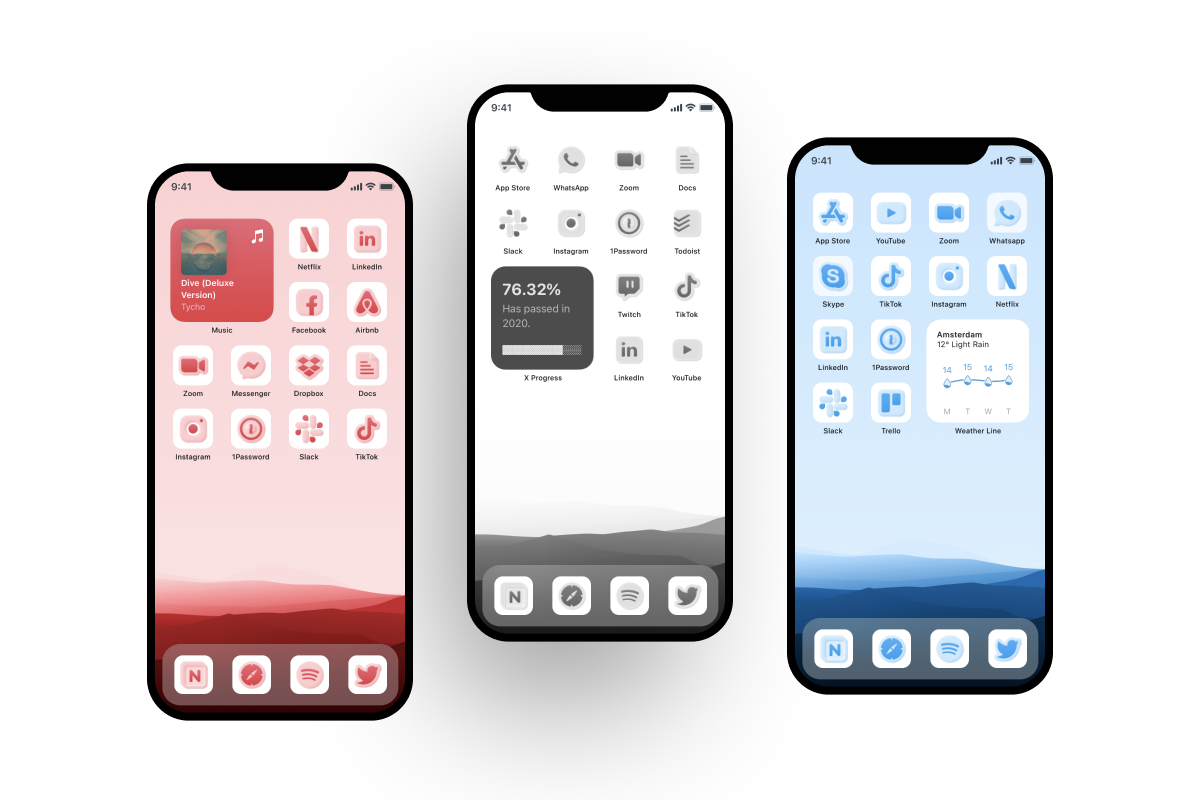 iOS 14 Premium Home Screen Icons, an Icon by Totora Studio (Photo 2 of 6)