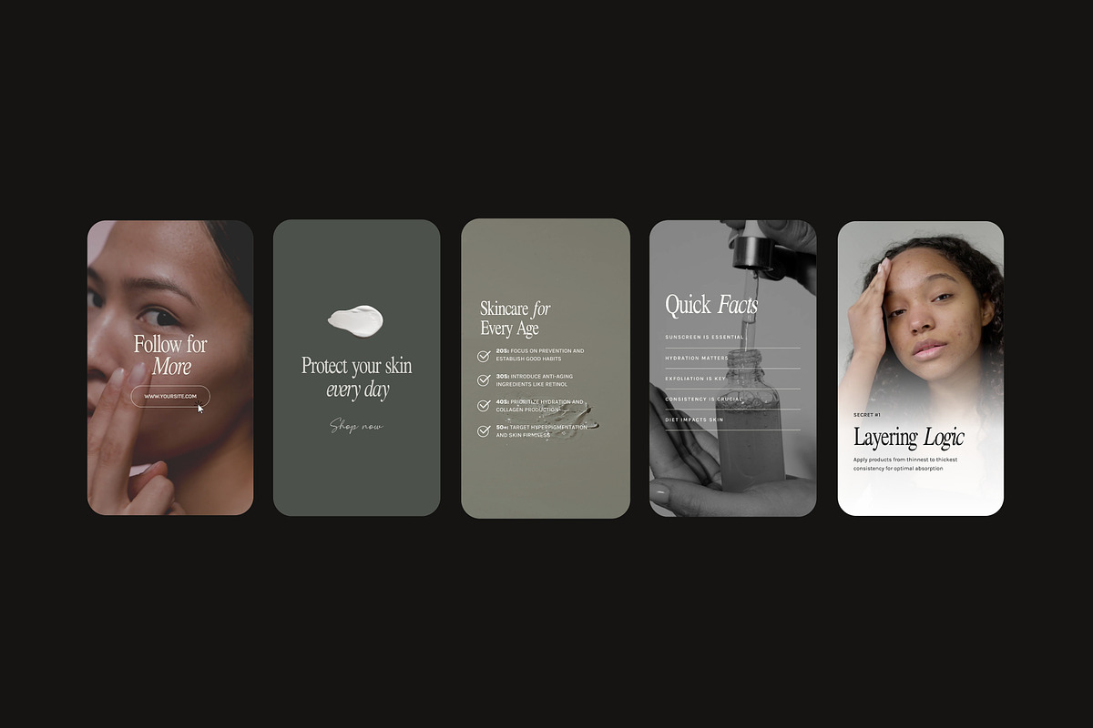 Skincare Reels, a Social Media Template by Willoe Studio (Photo 8 of 10)