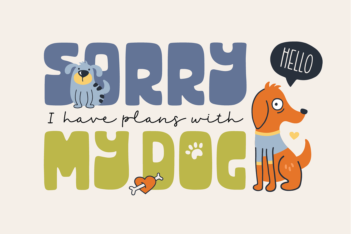 Fur Real Font & Doodles, a Handwritten Font by Denise Chandler (Photo 5 of 7)