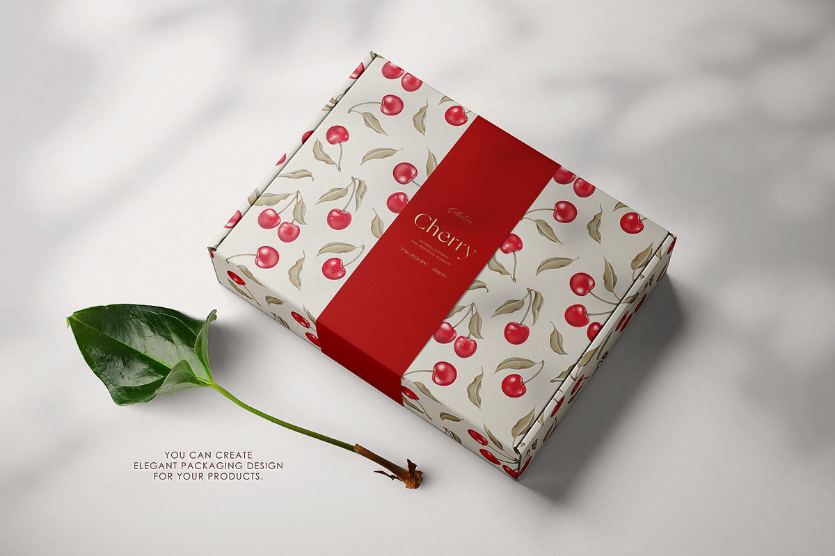 Cherry - Pattern Collection, a Pattern Graphic by PatrushevaYana (Photo 6 of 11)