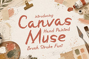 Canvas Muse - Organic Brush Typeface, a Handwritten Font by HipFonts (Thumbnail 1 of 13)