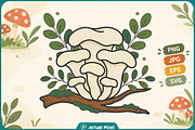 Mushroom Botanical Clipart Bundle, an Object Graphic by Actual Pixel (Thumbnail 5 of 21)