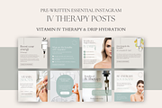 IV Therapy Drip Instagram Posts, a Social Media Template by Design Lush Studio (Thumbnail 4 of 5)