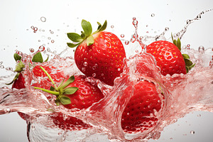 Fresh strawberry fruits juice and he, a Food & Drink Photo by Pixeness Studio