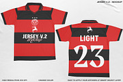 Jersey V.2 - Mockup, a Shirt Mockup by DaldSgh (Thumbnail 4 of 14)