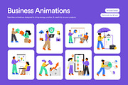 45 Animated Business Illustrations, a Finance Illustration by Creative Stall (Thumbnail 1 of 4)