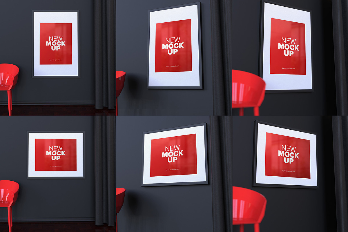Frame Mock-Up, a Print Template by mockupbank