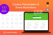 Placeholders & Scene Illustrations, an Illustration by Likeapples (Thumbnail 5 of 8)