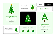 Christmas Tree Icons, a Duotone Icon by Brickclay (Thumbnail 4 of 5)