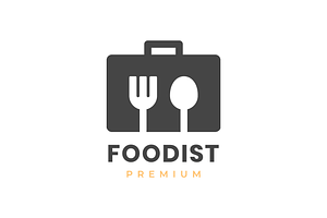 food traveler culinary concept logo, a Branding & Logo Template by devastd
