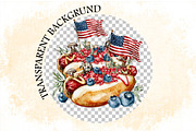 4th of July Clipart Bundle., an Illustration by SVGArt (Thumbnail 4 of 9)