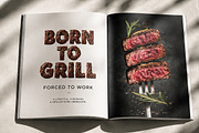 Steakhouse Font, a Sans Serif Font by Handmadefont (Thumbnail 13 of 14)