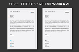 Clean Letterhead