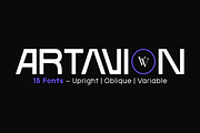 Artavion - Variable Sans Serif, a Sans Serif Font by Valentino Vergan