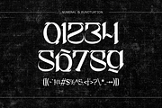 Absa Blackletter - Logo Font, a Blackletter Font by Nirmana Visual (Thumbnail 9 of 10)