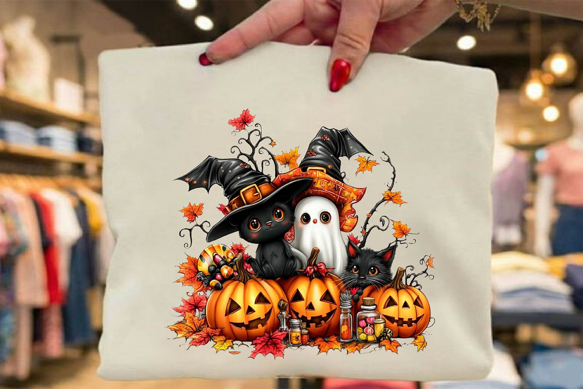 Watercolor Spooky Halloween Clipart, an Animal Illustration by SVGArt (Photo 3 of 3)