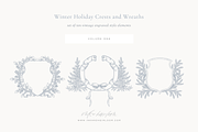 Winter Holiday Crests & Wreaths, an Illustration by Loren Schmidt Studio (Thumbnail 1 of 4)