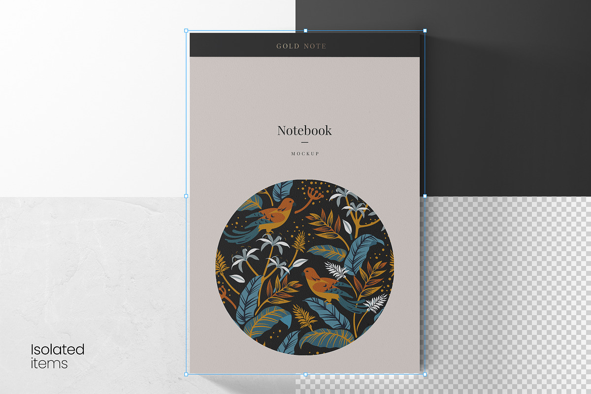 Notepad & Pen Mockup Kit, a Books & Magazine Mockup by Catkie - Digital Art (Photo 2 of 7)