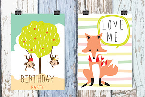 10 Cute Lovely Design Animal Cards2