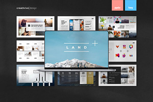 Land PowerPoint Template, a Presentation Template by Creathrive Design