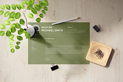 Resume landscape | Canva, Indd, Ai, a Resume Template by Design_Slide (Thumbnail 3 of 3)