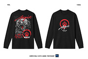 Long Sleeve T Shirt Mockup, a Shirt Mockup by Irhasalfahad (Thumbnail 2 of 3)