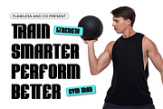 Trokaz - Bold Sport Display Font, a Sans Serif Font by Flawless And Co (Thumbnail 2 of 10)
