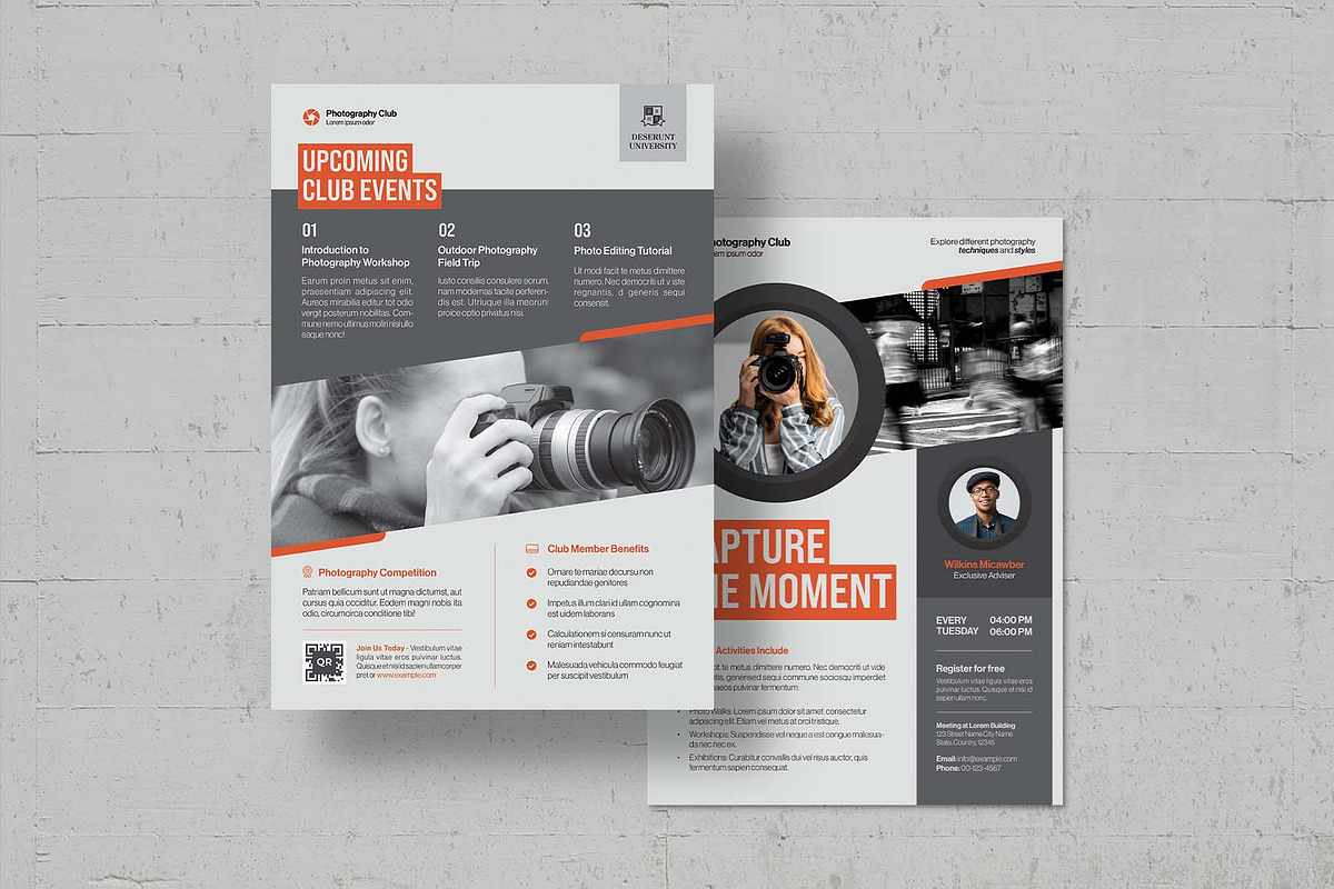 Photography Club Flyer Template, a Flyer Template by BrandPacks (Photo 4 of 5)