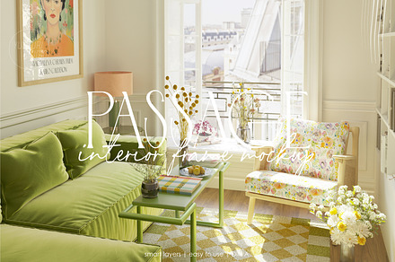 PASSAGE | Interior Frame Mockups, a Household Mockup by yuliyuri.studio