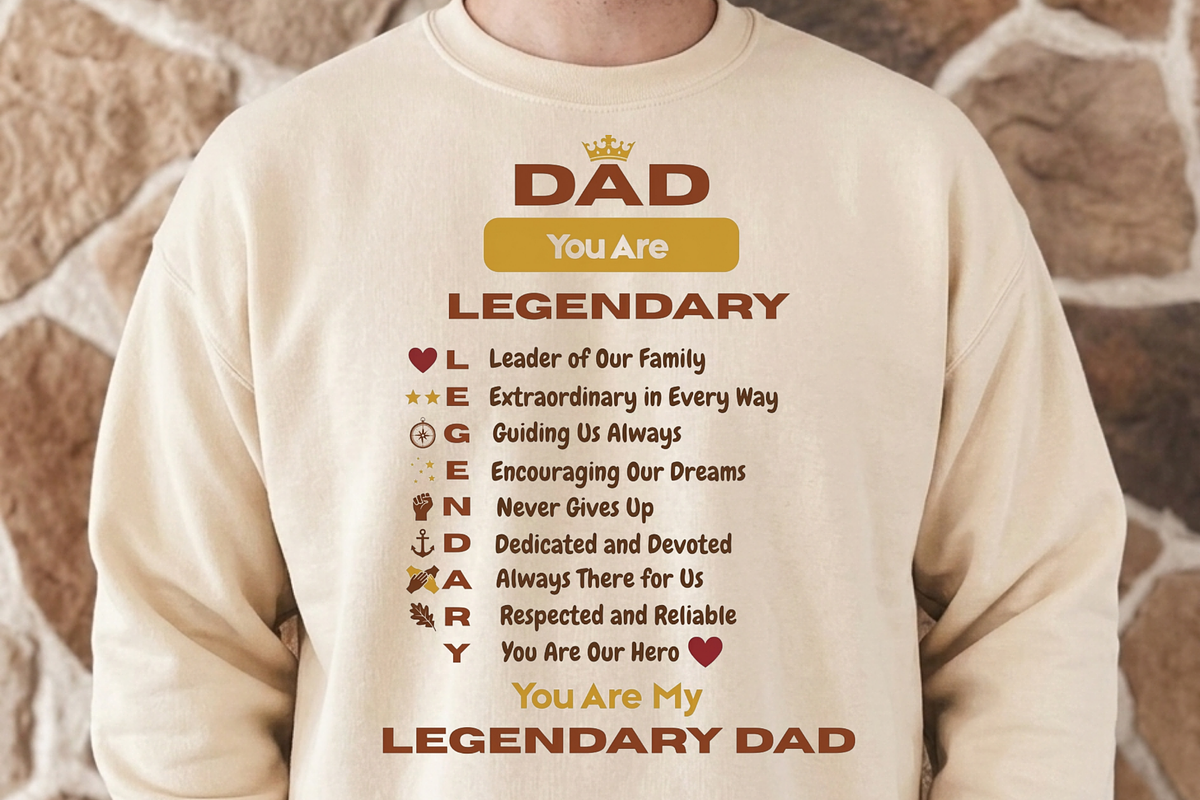 Dad You Are Legendary PNG, Dad Gift, a Graphic by Vector Portal (Photo 6 of 7)