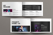 Graphic Design Portfolio Brochure, a Brochure Template by E-Type (Thumbnail 3 of 8)