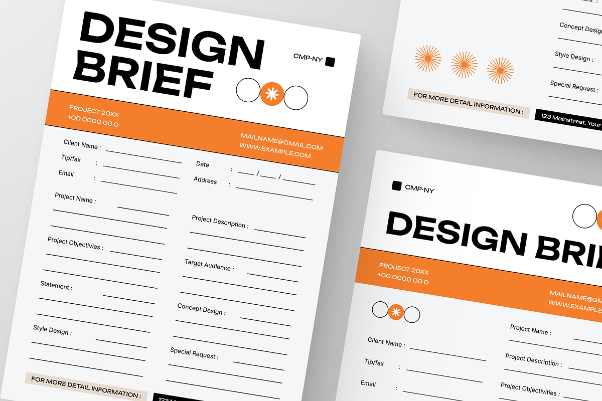 Design Brief, a Flyer Template by Annora Studio (Photo 4 of 6)