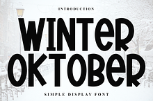 Winter Oktober