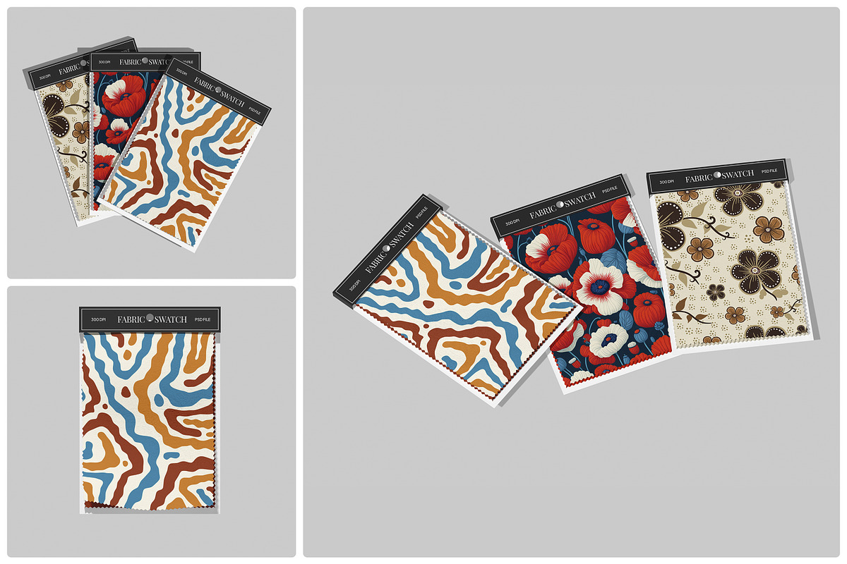 Fabric Swatch Mockup, a Household Mockup by Unerispace (Photo 1 of 5)