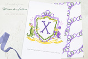 Watercolor letters numbers, a Decorative Illustration by LABFcreations (Thumbnail 2 of 3)