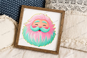 Pastel Santa PNG, an Illustration by Libby Wishes (Thumbnail 5 of 7)