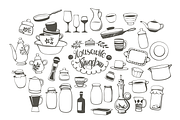 Kitchenware Hand-drawn Set, an Illustration by Adiemus (Thumbnail 2 of 7)