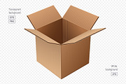 Cardboard box vector (EPS+PNG+JPG), an Object Illustration by LoopAll (Thumbnail 2 of 4)