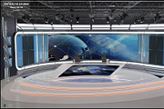 Virtual TV Studio News Set 35, an Architecture 3D Model by akerStudio (Thumbnail 6 of 39)