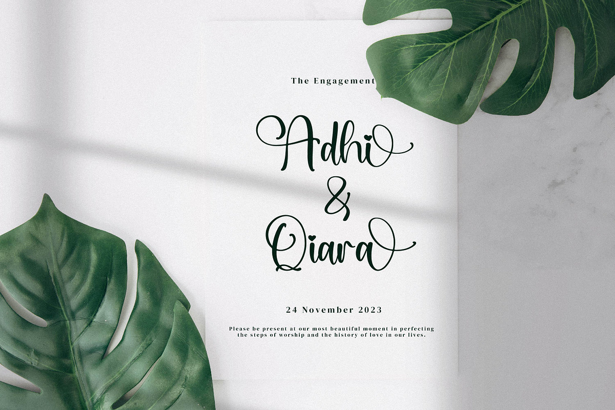 Qianetta, a Script Font by Integritype Studio (Photo 5 of 15)