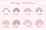 Multiline Procreate Brushes, a Brush Add-On by Pawsitively Aesthetic (Thumbnail 4 of 6)
