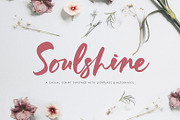 Soulshine Brush Script, a Font by Callie Rian & Co. (Thumbnail 1 of 15)