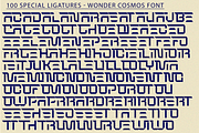 WONDER COSMOS FONT, a Sans Serif Font by 177Studio (Thumbnail 7 of 8)